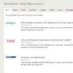 Serotonin and depression - news