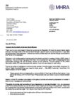 MHRA response- Mr Morgan Citalopram suicide warnings coroners report reg 28- 19-01-2021